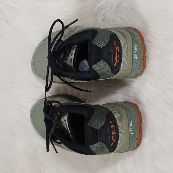 Topo Athletic Green and Orange Trail Running Shoes Men's Sz 11.5 - Picture 3 of 11